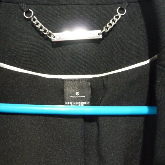 KASPER BLAZER SIZE 6 BLACK AND WHITE - Picture 11 of 11